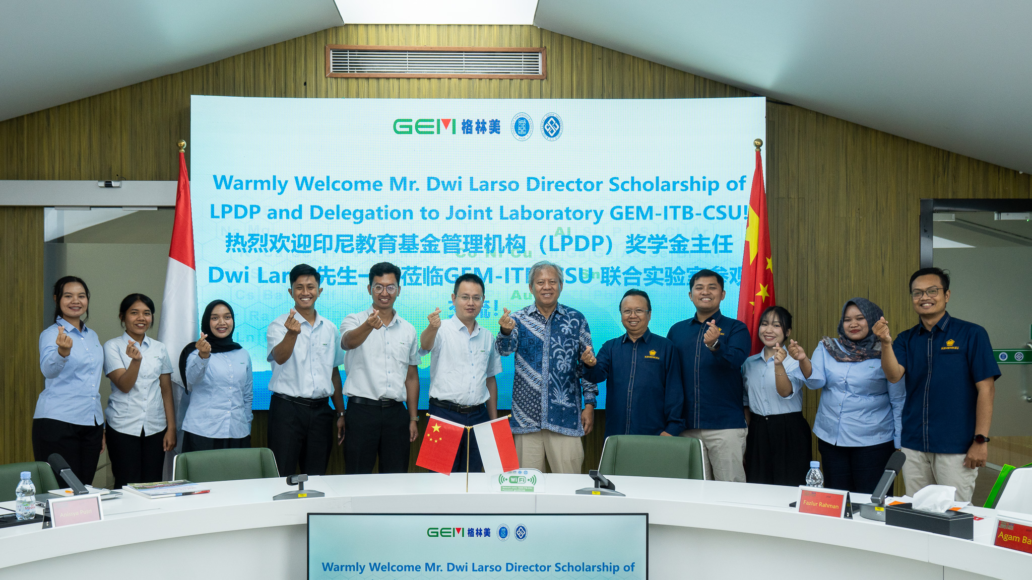 ⁠Kunjungi Laboratorium GEM-ITB-CSU, LPDP Pastikan Keberlanjutan Pengembangan Talenta Hilirisasi dan Industri Strategis Nasional